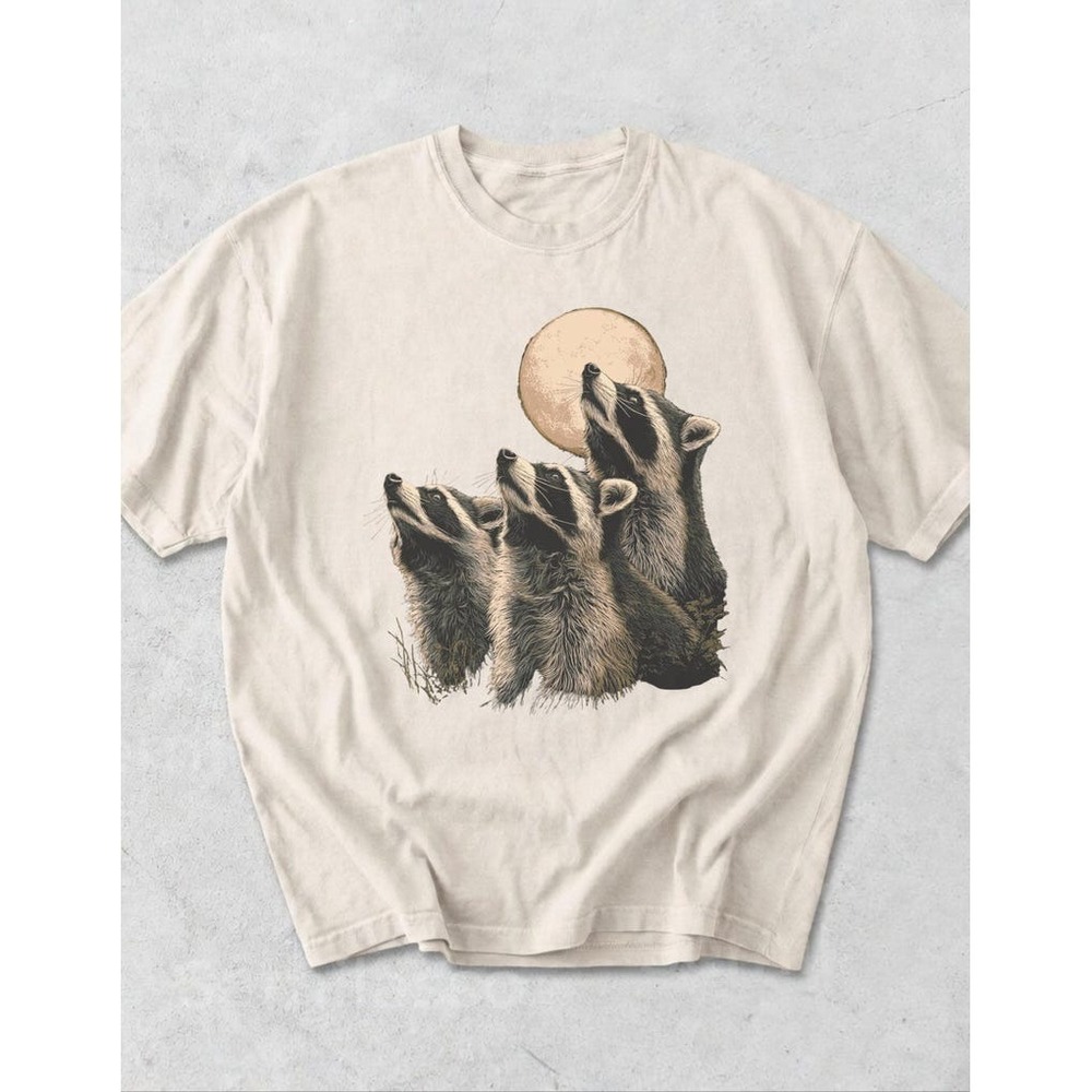 Howling Wolves Moon Graphic T-Shirt